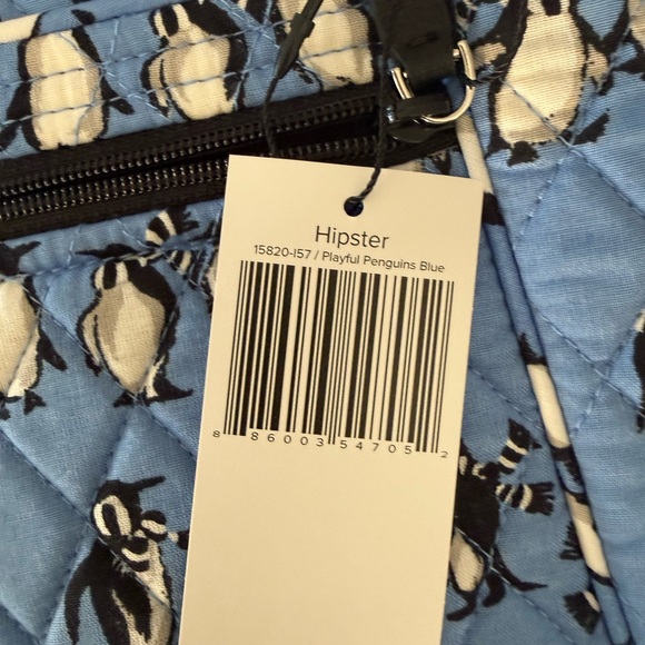 Vera Bradley Blue Penguin Pattern Crossbody Bag - Picture 4 of 5